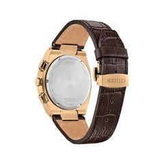 Brown Leather Dress Watch