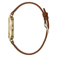 Brown Leather Dress Watch