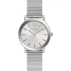 Gray Stainless Steel Dress Watch