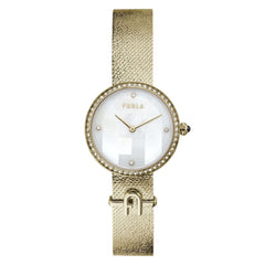 Gold Stainless Steel Dress Watch