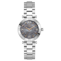 Gray Stainless Steel Dress Watch