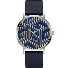 Blue Synthetic Dress Watch