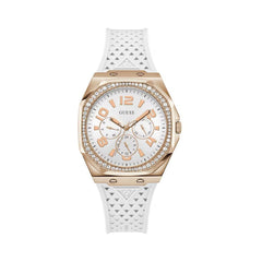 White Synthetic Dress Watch