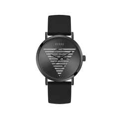 Black Synthetic Dress Watch