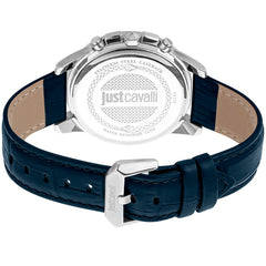 Black Leather Bracelet Watch