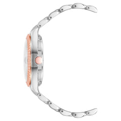 ساعة معصم معدنية متعددة الألوان