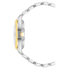 ساعة معدنية متعددة الألوان