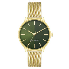 Gold Stainless Steel Dress Watch