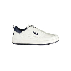 White Polyester Men Sneaker