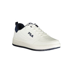 White Polyester Men Sneaker