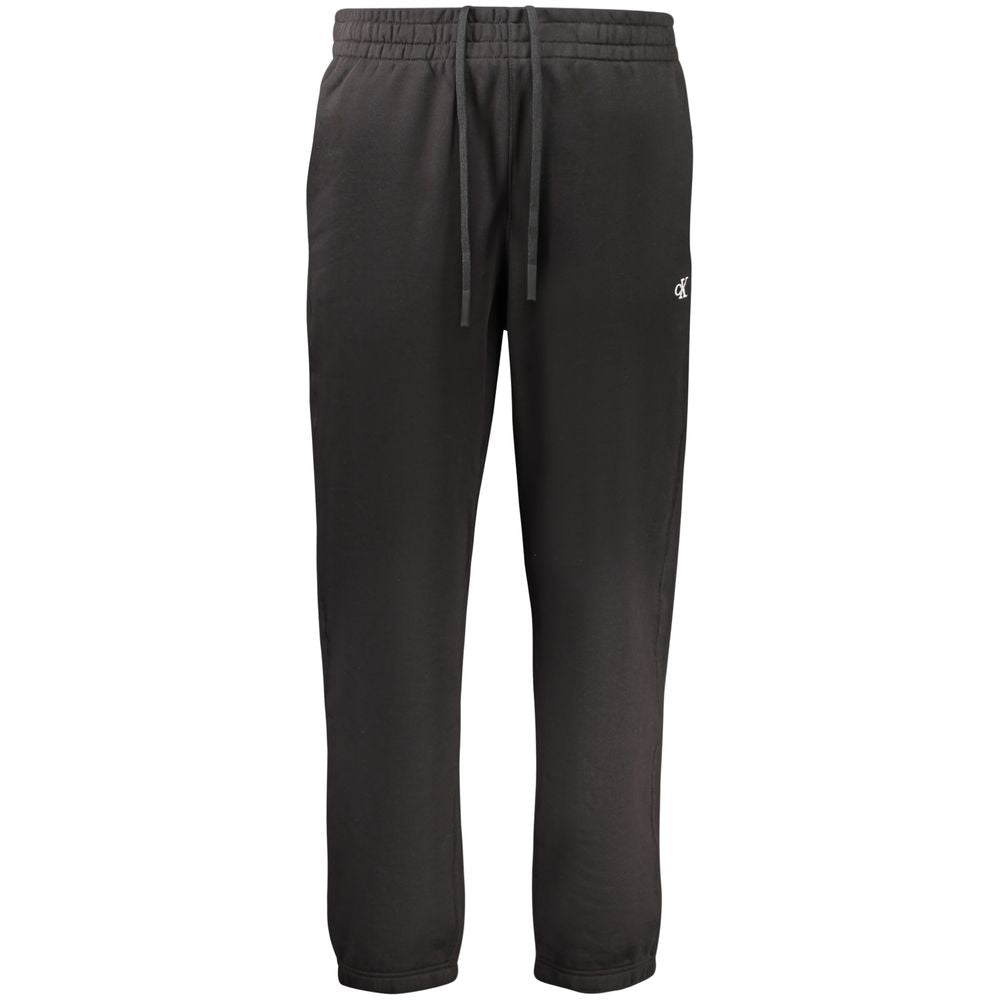 Black Cotton Men's Track Pant