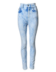 Light Blue High Waist Skinny Denim Jeans