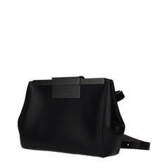 Black Leather Crossbody Bag