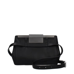 Black Leather Crossbody Bag