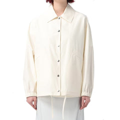 White Cotton Shell Jacket