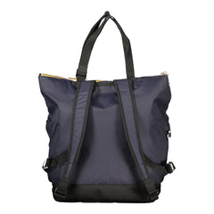 Blue Polyamide Unisex Backpack