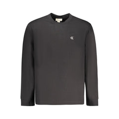 Black Cotton Men T-Shirt