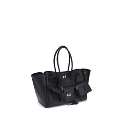 Black Calf Leather Bos Taurus Shoulder Bag