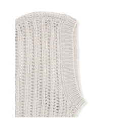 قبعة كشمير بيضاء