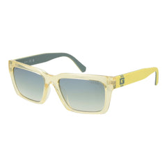 Yellow Stainless Steel Sunglasses