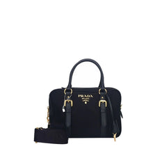 Black Nylon Handbag