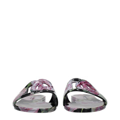 Black Cotton Slippers