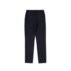 Blue Wool Casual Pants