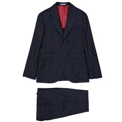 Blue Wool Two-Piece Suit