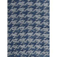 Blue Cotton Casual Dress