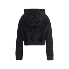 Black Cotton Sweatshirt