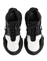 White Black Logo Airmaster Sneakers Men Shoes