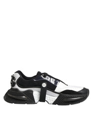 White Black Logo Airmaster Sneakers Men Shoes