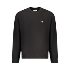Black Cotton Men's Sweatshirt