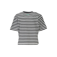 Black Cotton Women T-Shirt