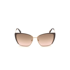 Brown Metal Sunglasses