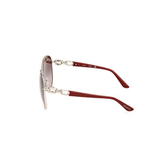 نظارات شمسية معدنية ذهبية