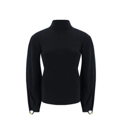 Black Polyamide Sweatshirt