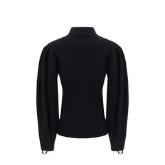 Black Polyamide Sweatshirt