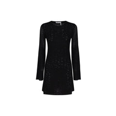 Black Cashmere Casual Dress