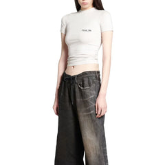 تي شيرت قطن أبيض