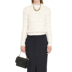 سويت شيرت أبيض من الإيلاستين