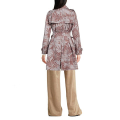 Brown Polyester Coat