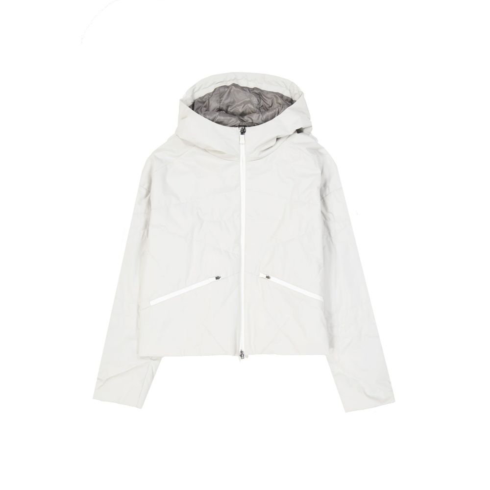 Gray Polyester Shell Jacket