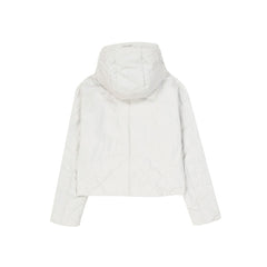 Gray Polyester Shell Jacket