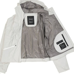 Gray Polyester Shell Jacket