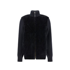 Black Lamb Fur Clothing