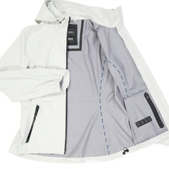 معطف مطر رمادي من البوليستر