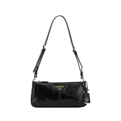 Black Calf Leather Bos Taurus Shoulder Bag