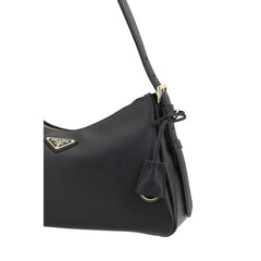 Black Calf Leather Bos Taurus Shoulder Bag