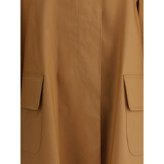 Beige Cotton Coat